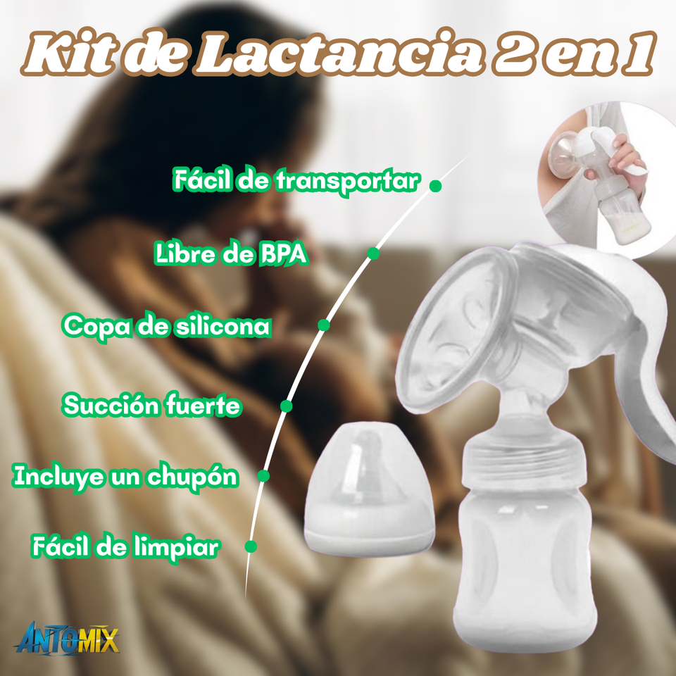 KIT LACTANCIA PORTABLE 2 EN 1